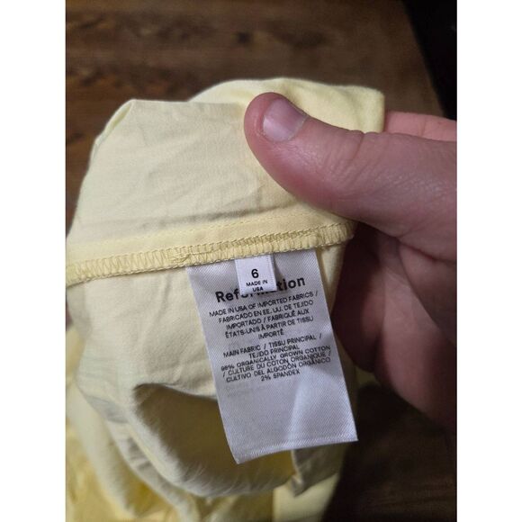 Reformation  Jeune Dress In Yellow Sz 6 - Picture 3 of 4